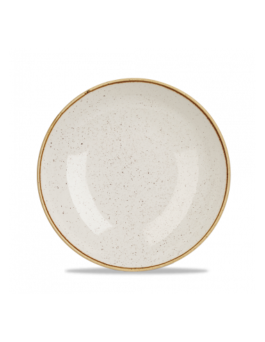 Plato Hondo Stonecast - Blanco