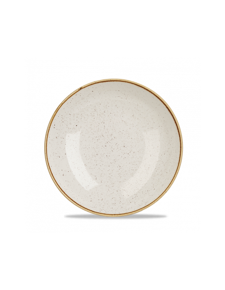 Plato Hondo Stonecast - Blanco