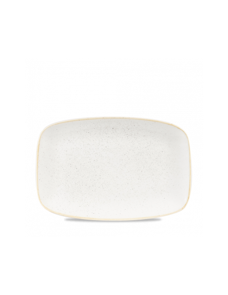 Plato Oblongo Stonecast - Blanco