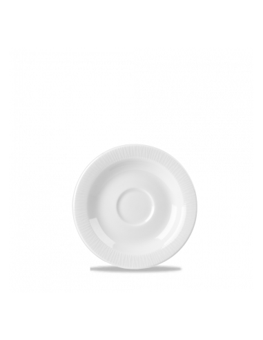 Set de Taza y Platillo Bamboo - Blanco
