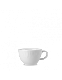 Taza de Té con Platillo Bamboo - Blanco