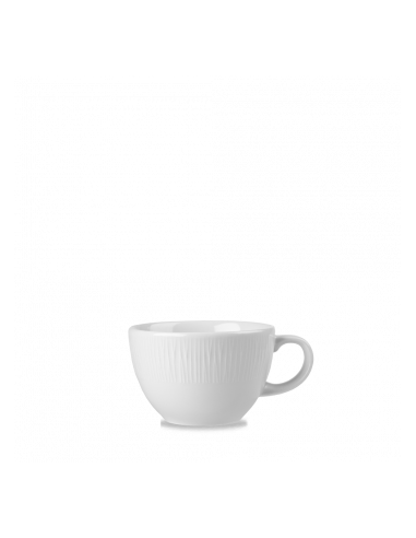 Taza de Té con Platillo Bamboo - Blanco