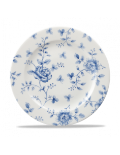 Plato Llano Rose Chintz - Azul