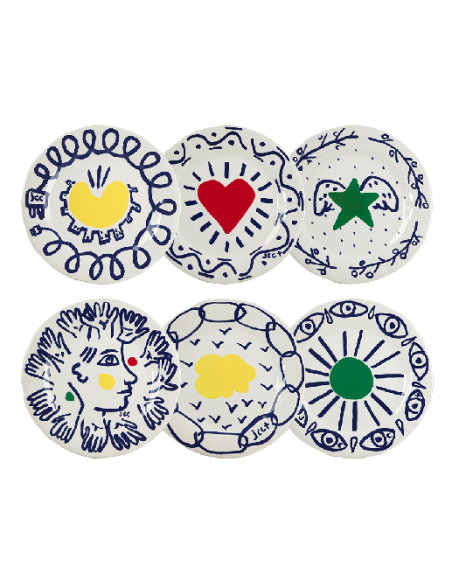Set de 6 Platos de Postre L'Archipel Sentimental