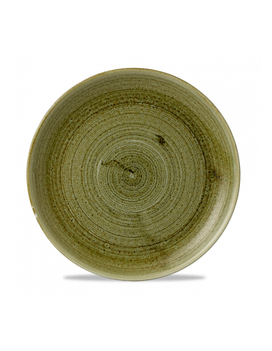 Plato Llano Stonecast - Verde