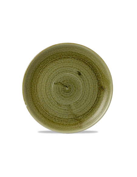 Plato Llano Stonecast - Verde