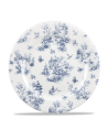 Plato Llano Toile - Azul