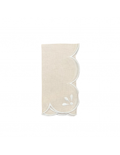 Servilleta Flores - Beige