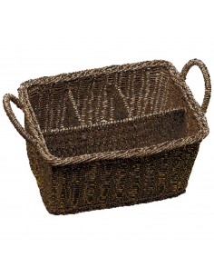Cesta Para Cubiertos - Marrón