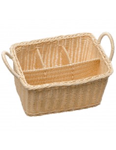 Cesta para Cubiertos - Beige