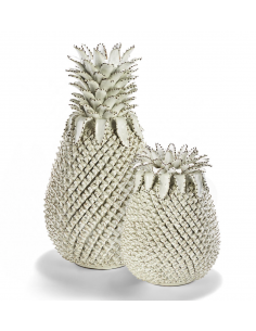 Ser de 2 Jarrones de Piña