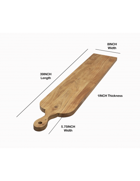 Tabla de Queso de Madera Acacia