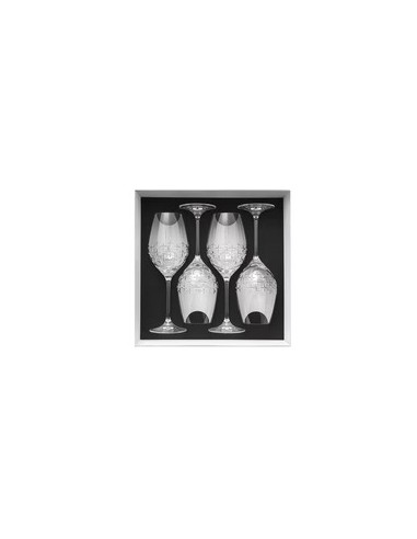 Estuche de Copas de Vino - Newport Twist