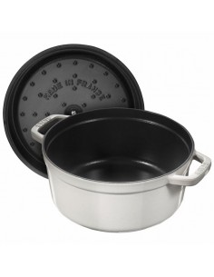 Olla La Cocotte Redonda Blanca - Pequeña 2