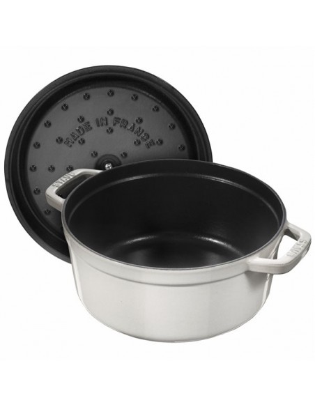 Olla La Cocotte Redonda Blanca - Pequeña