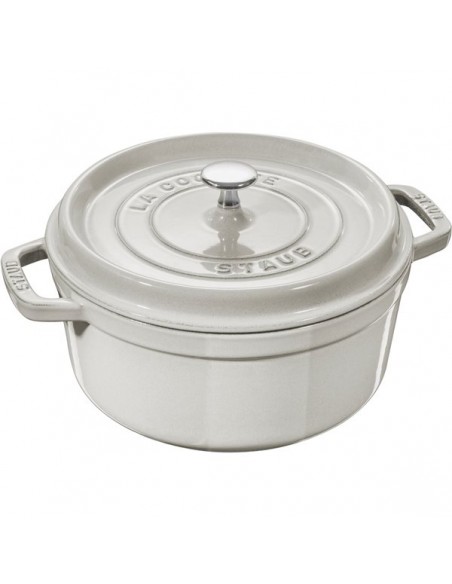 Olla La Cocotte Redonda Blanca - Mediana