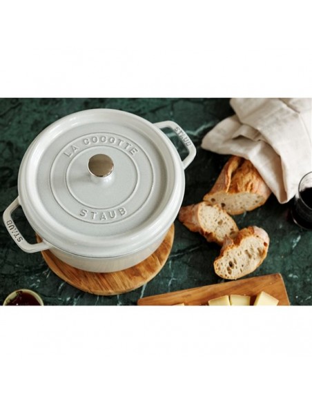 Olla La Cocotte Redonda Blanca - Mediana