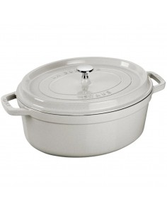 Olla La Cocotte Ovalada Blanca - Grande