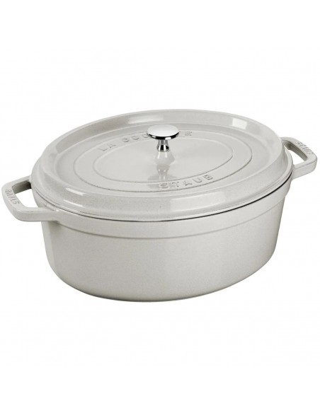 Olla La Cocotte Ovalada Blanca - Grande