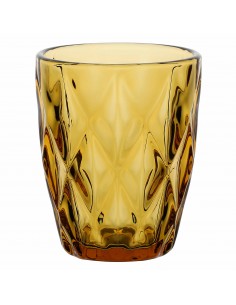 Vaso Diamond - Ámbar