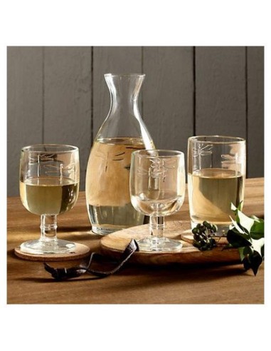 Set de 6 Copas de Agua Libellules