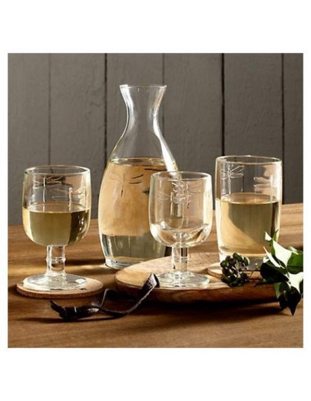 Set de 6 Copas de Agua Libellules