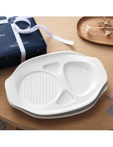 Set de 2 Platos para Hamburguesa BBQ Passion