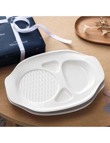 Set de 2 Platos para Hamburguesa BBQ Passion