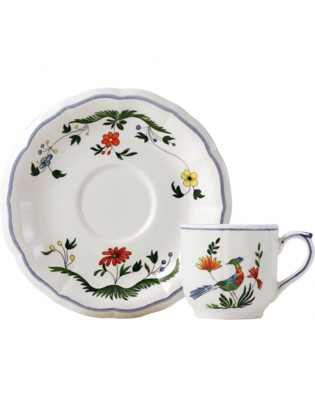 Set de 2 Tazas de Café Oiseaux Paradis