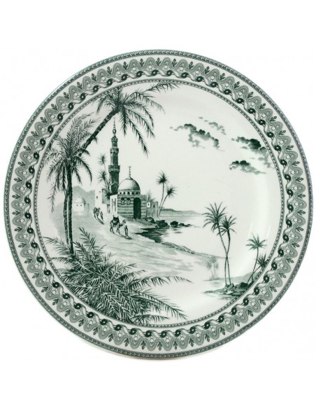 Set de 4 Platos de Postre - Dépareillées vert