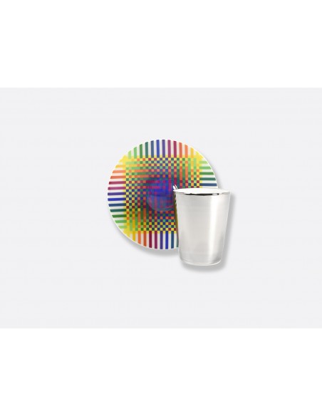 Set de 2 Tazas de Café Surface Coloree