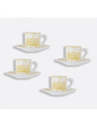Set de 4 Tazas de Café Tout Paris