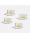 Set de 4 Tazas de Café Tout Paris