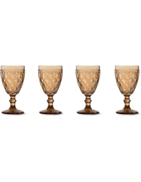 Set de 4 Copas Goblets - Ámbar