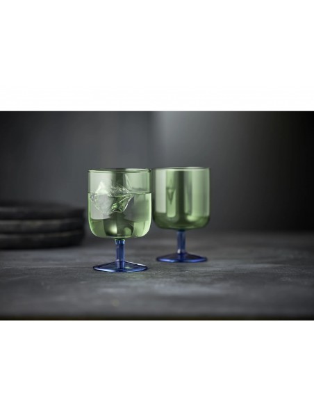 Set de 2 Copas de Vino Torino - Verde