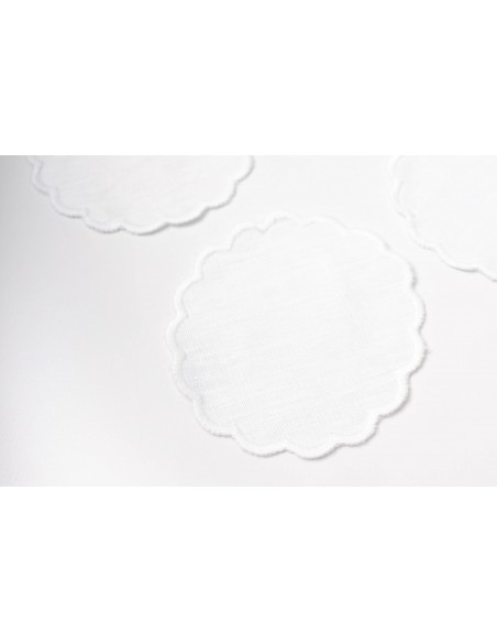 Portavaso Circular Branca