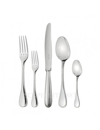 Set de 5 Piezas Perles - Silver Plated