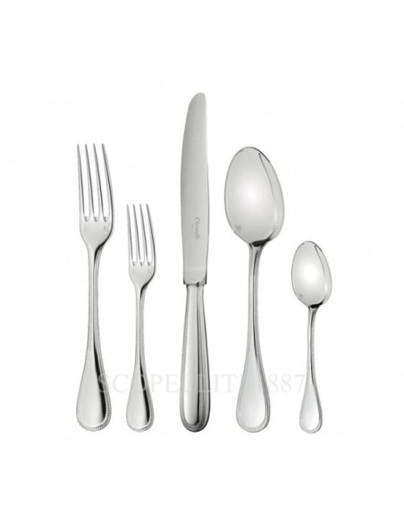 Set de 5 Piezas Perles - Silver Plated
