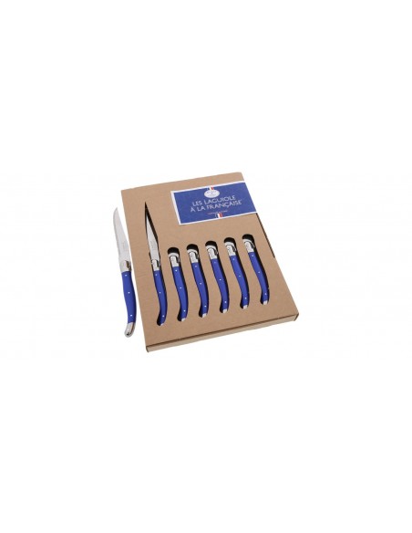 Set de 6 Cuchillos ABS Azul - Hoja de 1.2mm