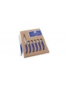 Set de 6 Cuchillos ABS Azul - Hoja de 1.2mm
