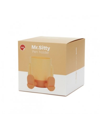 Portalápices Mr.Sitty - Naranja