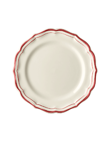 Set de 4 Platos de Postre Filet Rouge