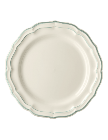 Set de 4 Platos Llanos Filet Celadon