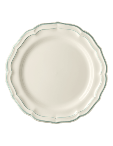 Set de 4 Platos Llanos Filet Celadon