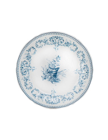 Set de 4 Platos de Postre Oiseau Dépareillées Bleu