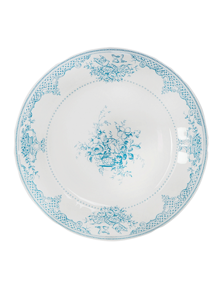 Set de 4 Platos Llanos Fleurs Dépareillées