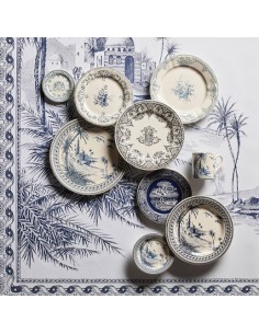 Plato de Cake Dépareillées Bleu 2