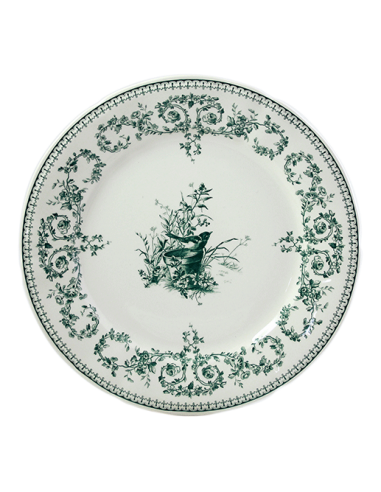 Set de 4 Platos Llanos Oiseau Depareillees