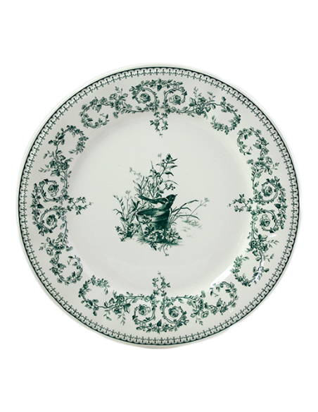 Set de 4 Platos Llanos Oiseau Depareillees
