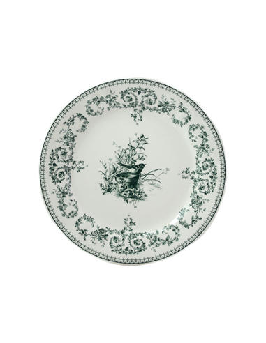 Set de 4 Platos de Postre Oiseau Depareillees Vert